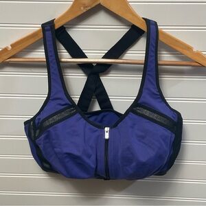 Victoria’s Secret VSX Sport Purple & Black Sports Bra 36DD